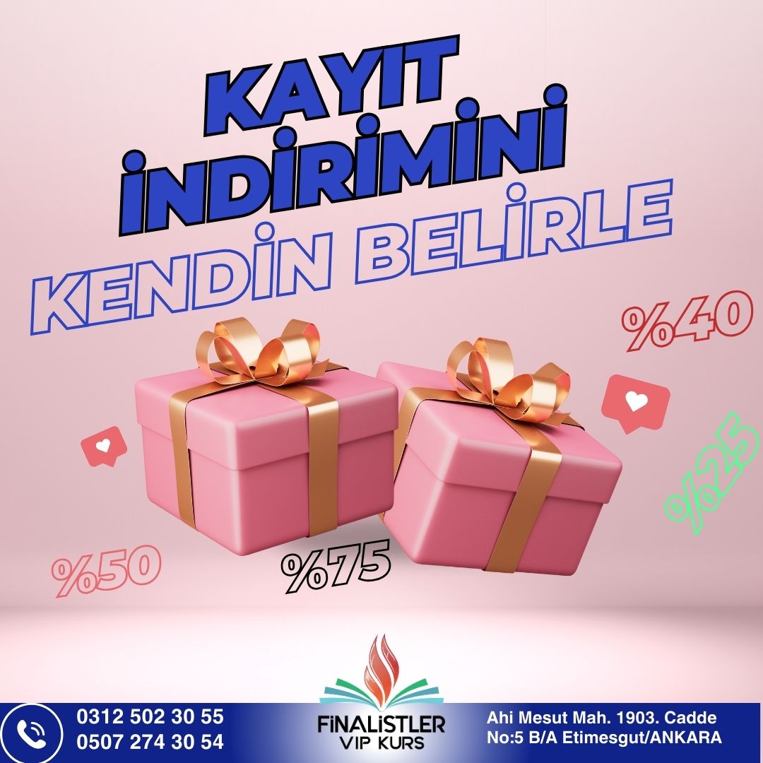 İndirimini Kendin Belirle